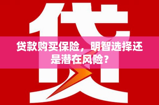 盂县贷款购买保险，明智选择还是潜在风险？