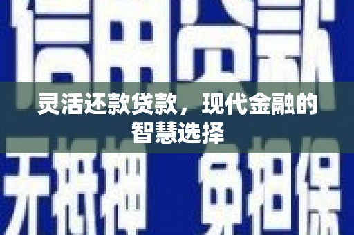 盂县灵活还款贷款，现代金融的智慧选择