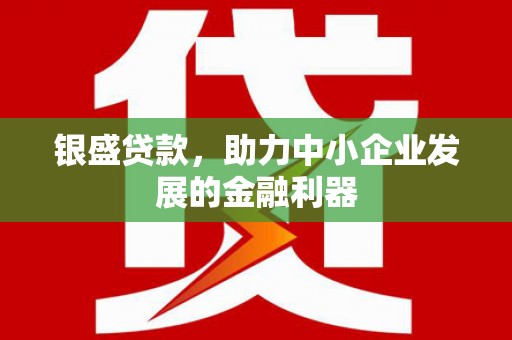 盂县银盛贷款，助力中小企业发展的金融利器