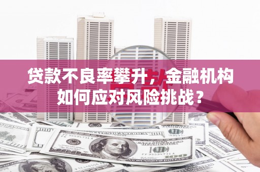 盂县贷款不良率攀升，金融机构如何应对风险挑战？