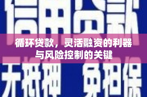 盂县循环贷款，灵活融资的利器与风险控制的关键