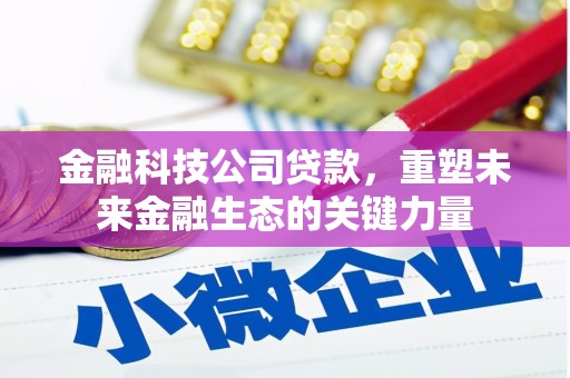 盂县金融科技公司贷款，重塑未来金融生态的关键力量