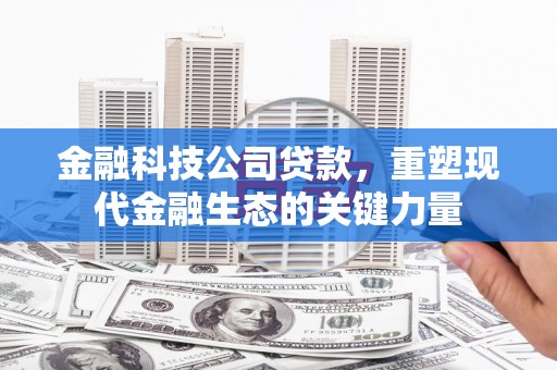 盂县金融科技公司贷款，重塑现代金融生态的关键力量
