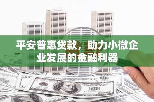 盂县平安普惠贷款，助力小微企业发展的金融利器