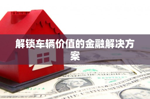 盂县解锁车辆价值的金融解决方案